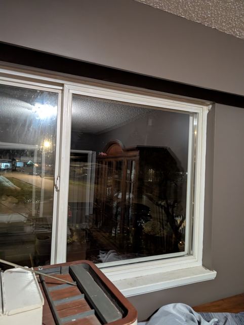 Residential sliding window glass repair in Vancouver